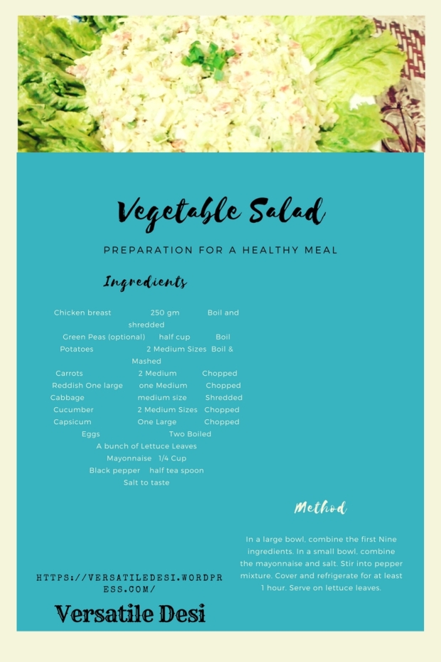 vegetable salada